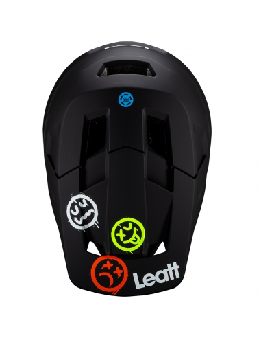 Kask rowerowy full face LEATT MTB Gravity 1.0 Junior V25 Black