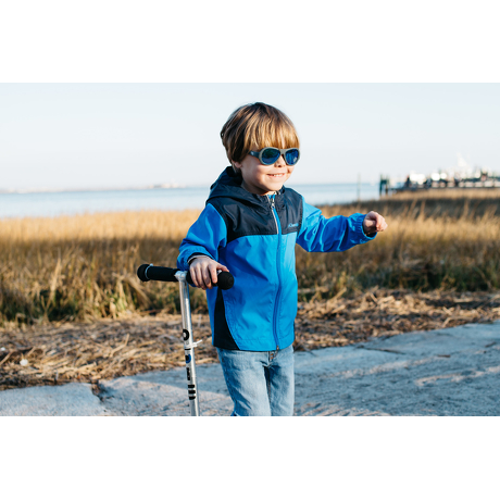 Okulary przeciwsłoneczne dla dzieci Babiators Polaryzacja Black Ops Black niebieskie szkła