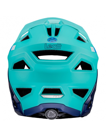 Kask rowerowy full face LEATT MTB Enduro 2.0 Junior V24 Aqua (odpinana garda)