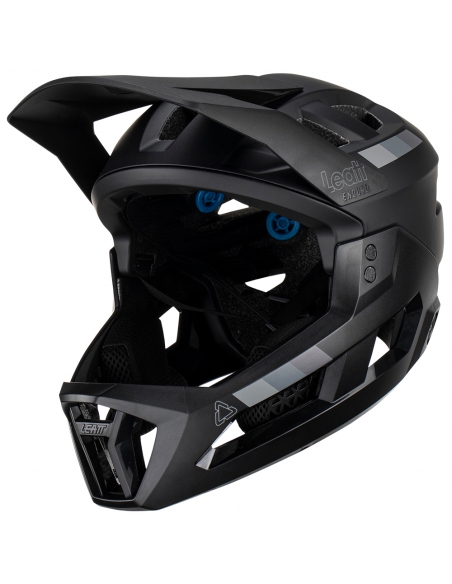 Kask rowerowy full face LEATT MTB Enduro 2.0 Junior V23 Stealth (odpinana garda)