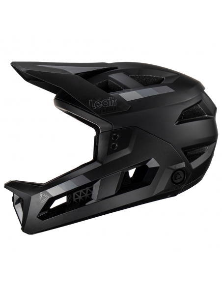 Kask rowerowy full face LEATT MTB Enduro 2.0 Junior V23 Stealth (odpinana garda)