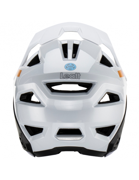 Kask rowerowy full face LEATT MTB Enduro 2.0 Junior V23 White (odpinana garda)
