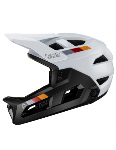 Kask rowerowy full face LEATT MTB Enduro 2.0 Junior V23 White (odpinana garda)