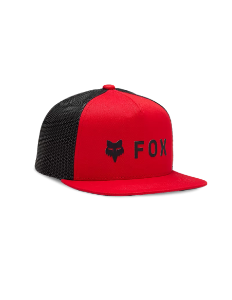 Czapka z daszkiem (snapback) FOX Junior Absolute Mesh Snapback Flame Red