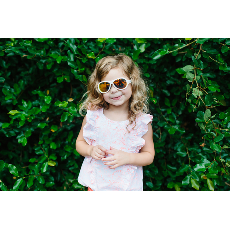 Okulary przeciwsłoneczne dla dzieci Babiators polaryzacja Wicked White