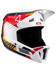 Kask rowerowy full face LEATT MTB Gravity 2.0 V24 White/Red