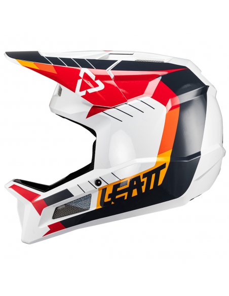 Kask rowerowy full face LEATT MTB Gravity 2.0 V24 White/Red