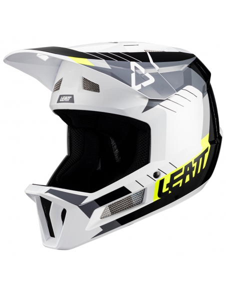 Kask rowerowy full face LEATT MTB Gravity 2.0 V24 White/Black