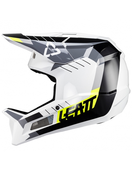 Kask rowerowy full face LEATT MTB Gravity 2.0 V24 White/Black