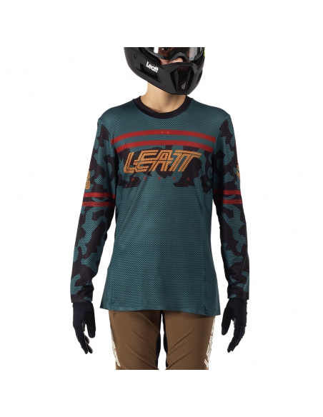 Koszulka rowerowa Leatt MTB Gravity 4.0 Junior Jersey Teal