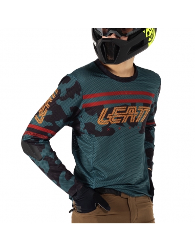 Koszulka rowerowa Leatt MTB Gravity 4.0 Junior Jersey Teal