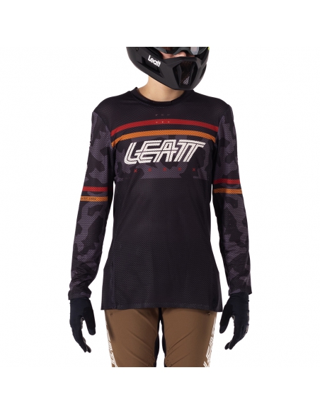 Koszulka rowerowa Leatt MTB Gravity 4.0 Junior Jersey Black