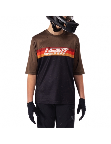 Koszulka rowerowa Leatt MTB Enduro 3.0 Junior Jersey Black