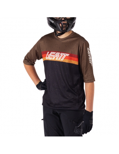 Koszulka rowerowa Leatt MTB Enduro 3.0 Junior Jersey Black