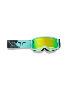 Gogle FOX Junior Main Kairos Spark Turquoise (lustrzana soczewka)