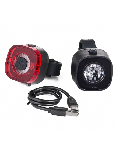 Lampki rowerowe (komplet przód i tył) woom Beam