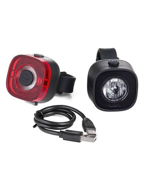 Lampki rowerowe (komplet przód i tył) woom Beam