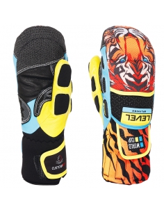 Rękawice narciarskie Level WorldCup JR CF Mitten (jednopalczaste) Orange