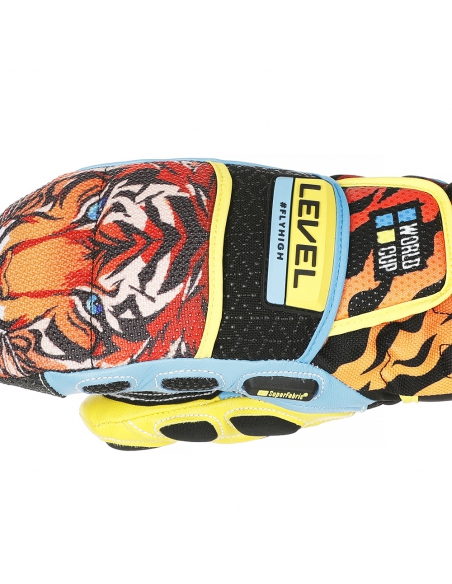 Rękawice narciarskie Level WorldCup JR CF Mitten (jednopalczaste) Orange