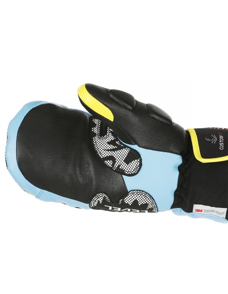 Rękawice narciarskie Level SQ JR CF Mitten (jednopalczaste) Orange