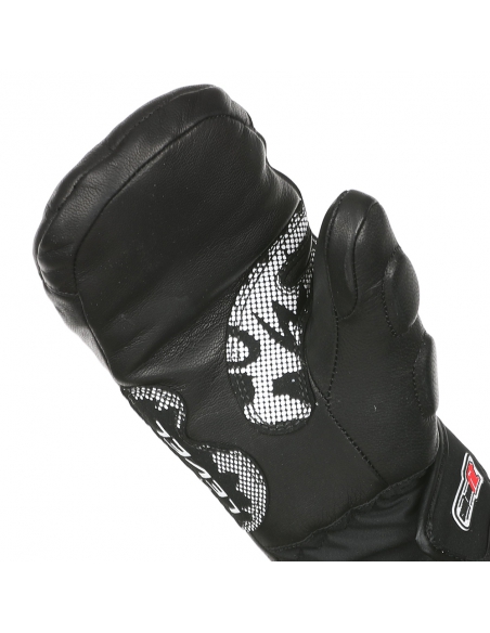 Rękawice narciarskie Level SQ JR CF Mitten (jednopalczaste) PK-Black