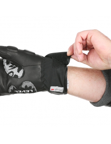 Rękawice narciarskie Level SQ JR CF Mitten (jednopalczaste) PK-Black