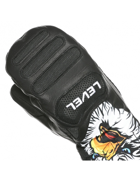 Rękawice narciarskie Level SQ JR CF Mitten (jednopalczaste) PK-Black