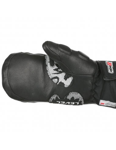 Rękawice narciarskie Level SQ JR CF Mitten (jednopalczaste) PK-Black