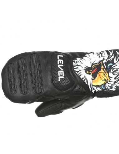 Rękawice narciarskie Level SQ JR CF Mitten (jednopalczaste) PK-Black