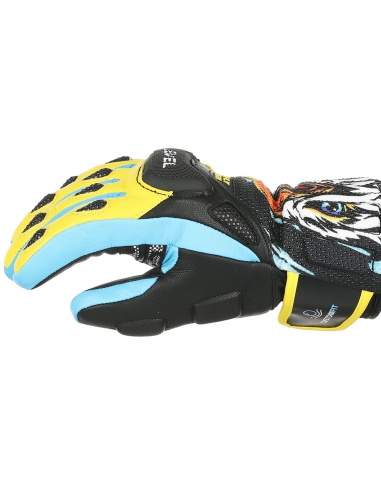 Rękawice narciarskie Level SQ JR CF Yellow-Blue