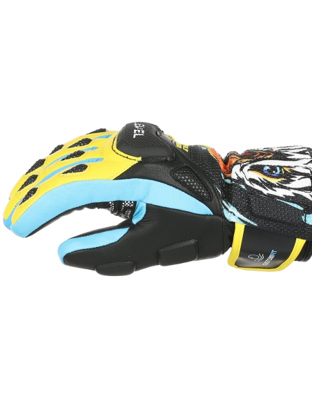 Rękawice narciarskie Level SQ JR CF Yellow-Blue