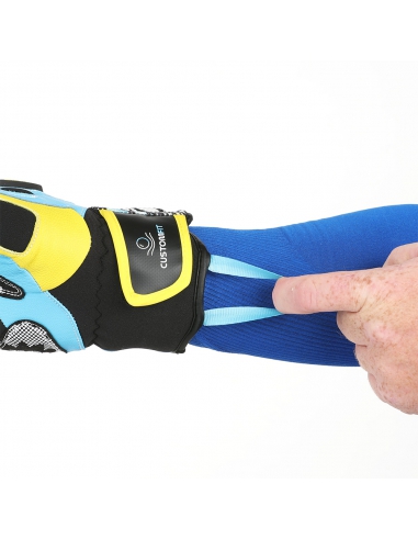 Rękawice narciarskie Level WorldCup JR CF Yellow-Blue