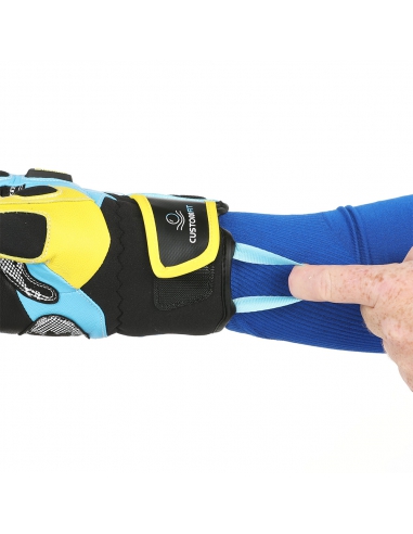 Rękawice narciarskie Level WorldCup JR CF Mitten (jednopalczaste) Yellow-Blue