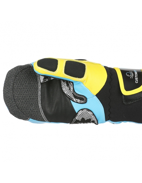Rękawice narciarskie Level WorldCup JR CF Mitten (jednopalczaste) Yellow-Blue