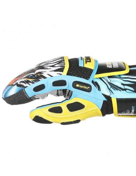 Rękawice narciarskie Level WorldCup JR CF Mitten (jednopalczaste) Yellow-Blue