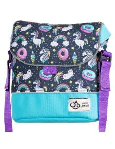 Torebka na rower lub hulajnogę PURPLE UNICORN DONUT