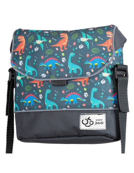 Torebka na rower lub hulajnogę GREY DINO ROAR