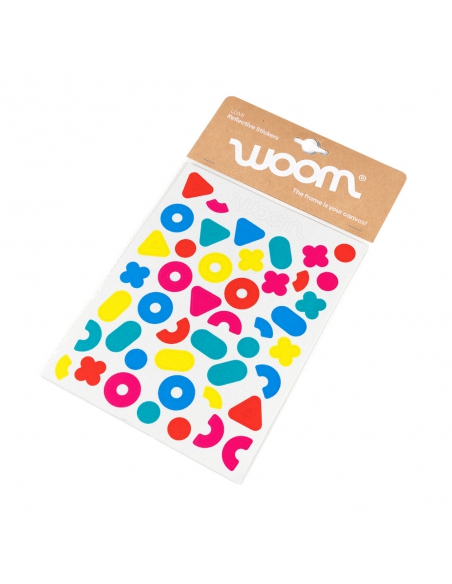 Odblaskowe naklejki na ramę roweru woom - Lumi