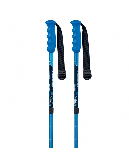 Kije narciarskie Komperdell (regulowane 80-105 cm) Junior Smash Blue