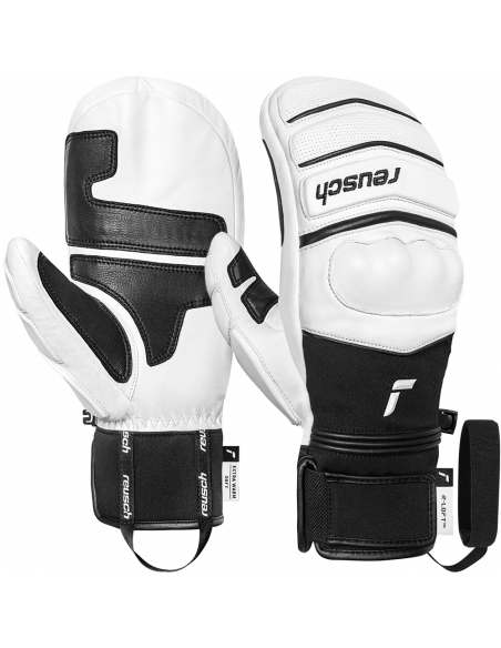 Rękawice narciarskie Reusch World Champ Mitten (jednopalczaste) White/Black 2025/26
