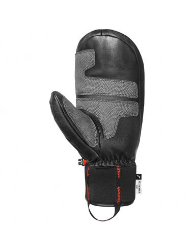 Rękawice narciarskie Reusch World Champ Mitten (jednopalczaste) Black/Fluo Red 2025/26