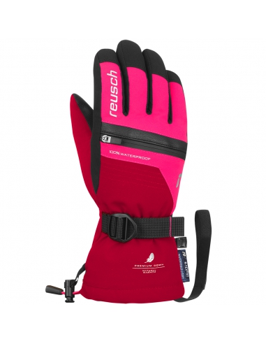 Rękawice narciarskie Reusch Lando R-TEX® XT Junior (pięciopalczaste) Cerise/Pink Glo