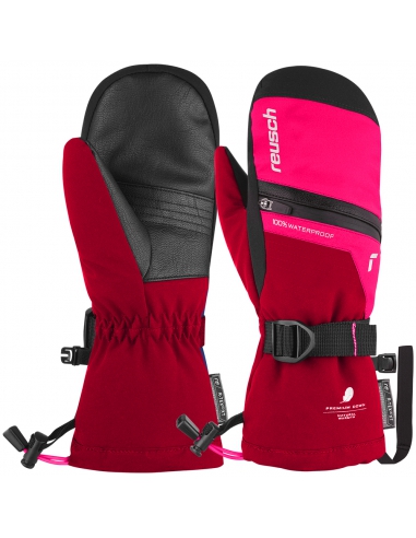 Rękawice narciarskie Reusch Lando R-TEX® XT Junior Mitten (jednopalczaste) Cerise/Pink Glo