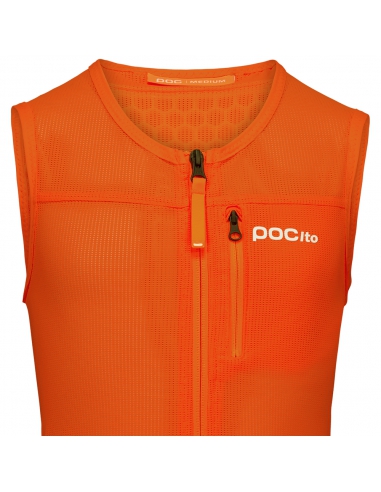 Kamizelka ochraniacz narciarski pleców "żółw" POC POCito VPD Air Vest Junior Fluorescent Orange