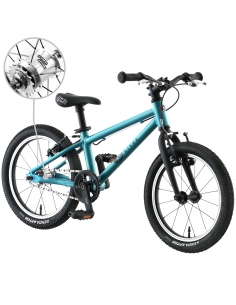 Rower dziecięcy Kubikes 16L AUTO Turquoise turkusowy (automatyczna przerzutka)