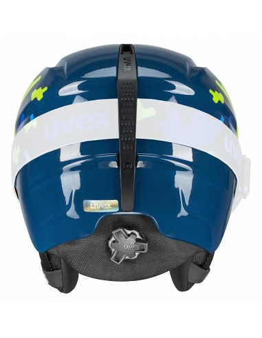 Kask narciarski dziecięcy Uvex Viti Blue Puzzle