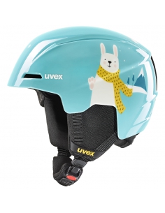 Kask narciarski dziecięcy Uvex Viti Turquoise Rabbit