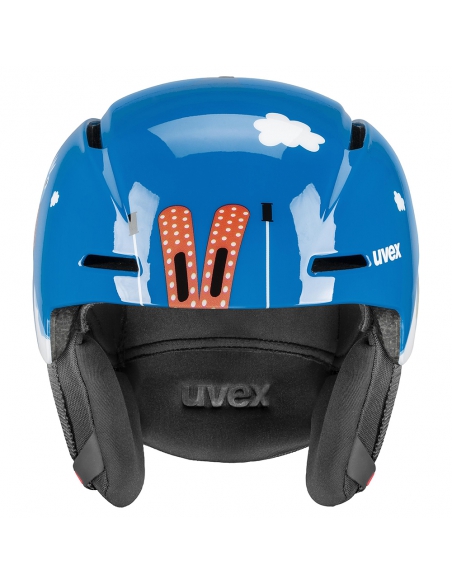 Kask narciarski dziecięcy Uvex Viti Blue Bear