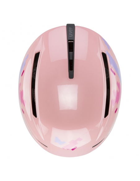 Kask narciarski dziecięcy Uvex Viti Pink Puzzle