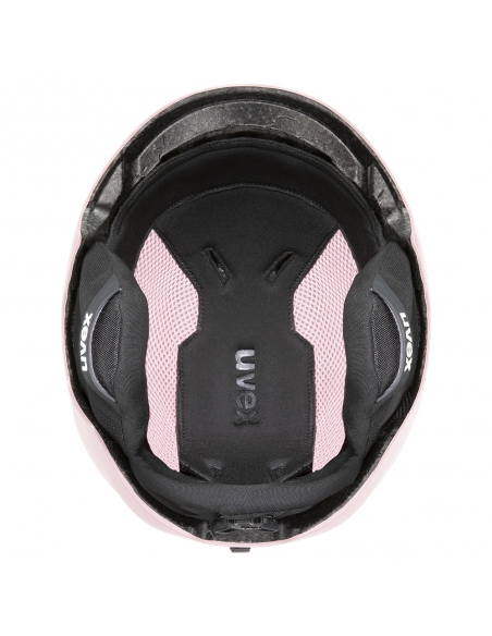 Kask narciarski dziecięcy Uvex Viti Pink Puzzle